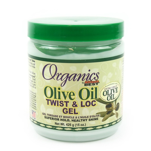 Africa's Best Organics Olive Oil Twist &amp; Loc Gel 15oz