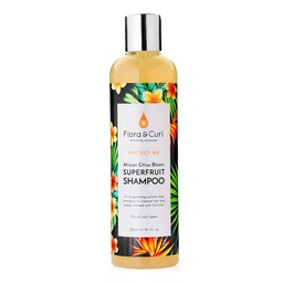 [M.14736.066] Flora &amp; Curl African Citrus Bloom Superfruit Shampoo 300ml.