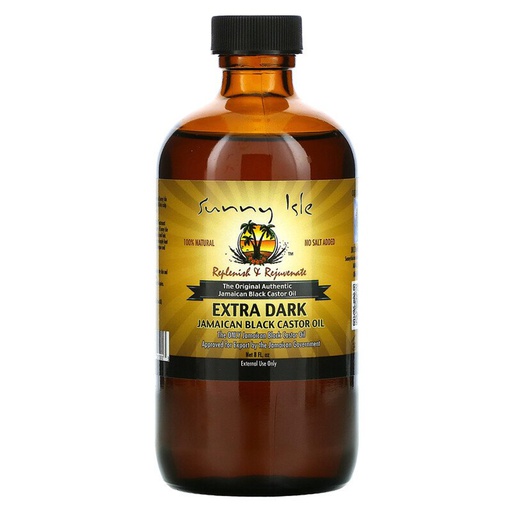 Sunny Isle Jamaican Black Castor Oil  Extra Dark 8oz.