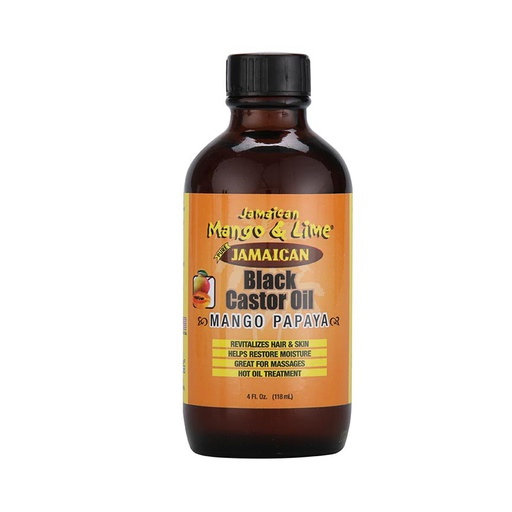 Jamaican Mango &amp; Lime Black Castor Oil Mango Papaya 4oz