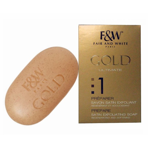 Fair &amp; white Gold 1 Exfoliating Soap 200gr