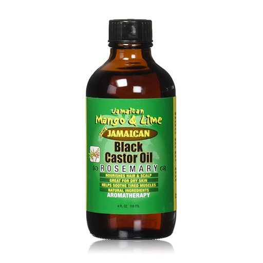 Jamaican M&amp;L Black Castor Oil Rosemary 4oz.