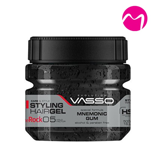 VASSO Professional Styling HAIR GEL THE ROCK 500ml