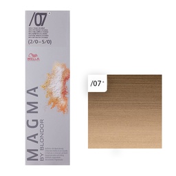 [M.10807.611] Wella Professional MAGMA  Haarfarbe 07+ Natur Braun Dunkel(Natural Stone) 120g