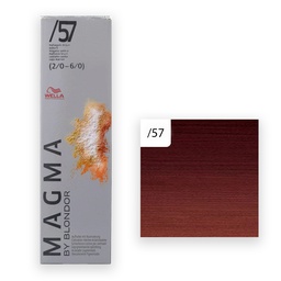 [M.10812.458] Wella Professional MAGMA  Haarfarbe 57 Mahagoni-Braun(Goji Berry) 120g