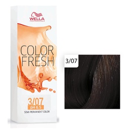 [M.10845.611] Wella Professional Color Fresh Tönungsliquid 3/07 Dunkelbraun Natur-Braun 75ml