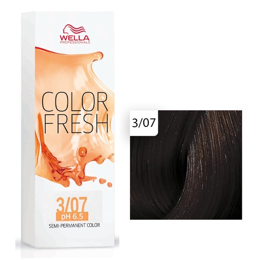 Wella Professional Color Fresh Tönungsliquid 3/07 Dunkelbraun Natur-Braun 75ml