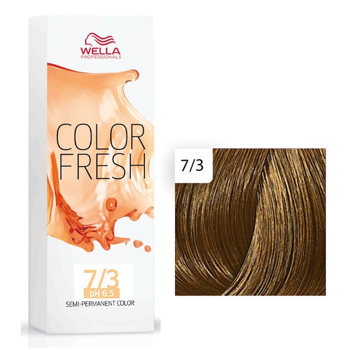 Wella Professional Color Fresh Tönungsliquid 7/3 Mittelblond-Gold 75ml