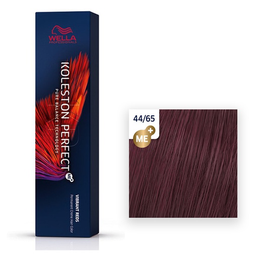 Wella Professional  Koleston Perfect Me+ Vibrant Reds Haarfarbe 44/65 Mittelbraun intensiv violett-mahagoni 60ml
