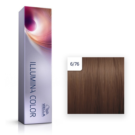 Wella Professional ILLUMINA Color 6/76 Dunkelblond/braun-violett 60ml