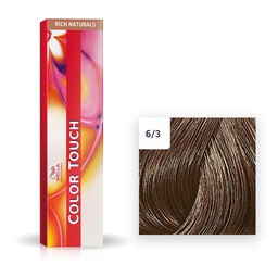 [M.11138.277] Wella Professional COLOR TOUCH Rich Naturals 6/3 dunkelblond gold 60ml