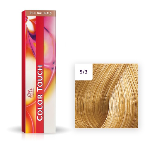 Wella Professional COLOR TOUCH Rich Naturals 9/3 lichtblond gold 60ml