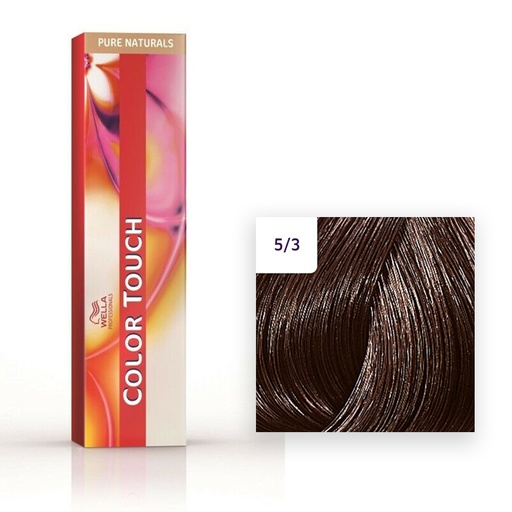 Wella Professional COLOR TOUCH Rich Naturals 5/3 hellbraun gold 60ml