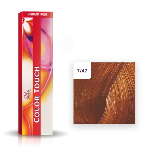 Wella Professional COLOR TOUCH Vibrant Reds 7/47 mittelblond rot-braun 60ml