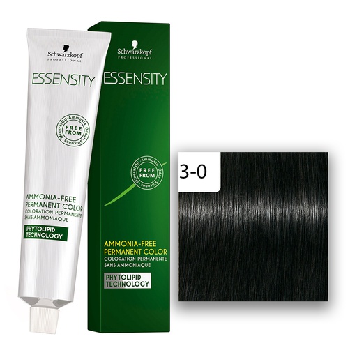 Schwarzkopf Professional ESSENSITY Haarfarbe 3-0 Dunkelbraun  60ml