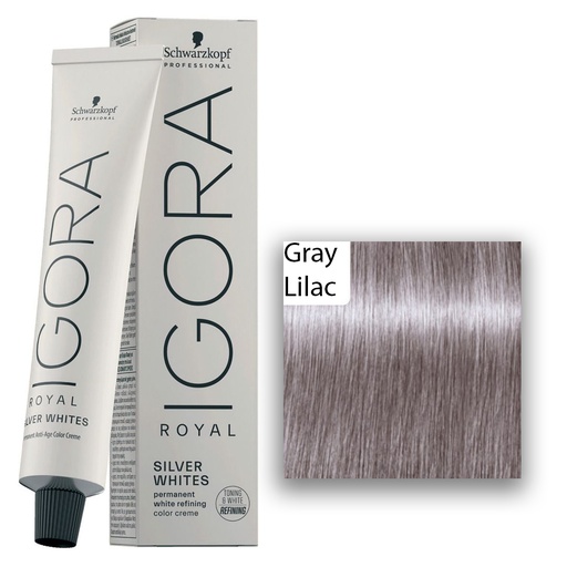 Schwarzkopf Professional IGORA ROYAL Absolutes Silverwhite Haarfarbe Grey Lilac  60ml
