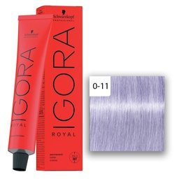 [M.13693.874] Schwarzkopf Professional IGORA ROYAL Haarfarbe  0-11 Anti Gelb Konzentrat  60ml