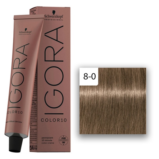 Schwarzkopf Professional Igora Color10 Haarfarbe 8-0 Hellblond  60ml