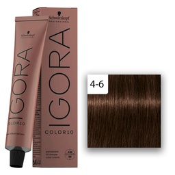 [M.13698.696] Schwarzkopf Professional Igora Color10 Haarfarbe 4-6 Mittelbraun Schoko  60ml