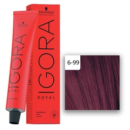 [M.13702.065] Schwarzkopf Professional IGORA ROYAL Haarfarbe 6-99 Dunkelblond Violett Extra  60ml