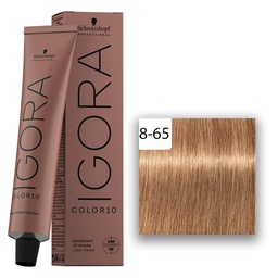 [M.13738.037] Schwarzkopf Professional Igora Color10 Haarfarbe 60ml 8-65 Hellbl  Schoko Gold