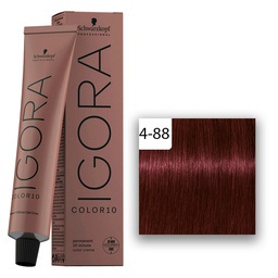 [M.13739.038] Schwarzkopf Professional Igora Color10 Haarfarbe 4-88 Mittelbraun Rot extra  60ml