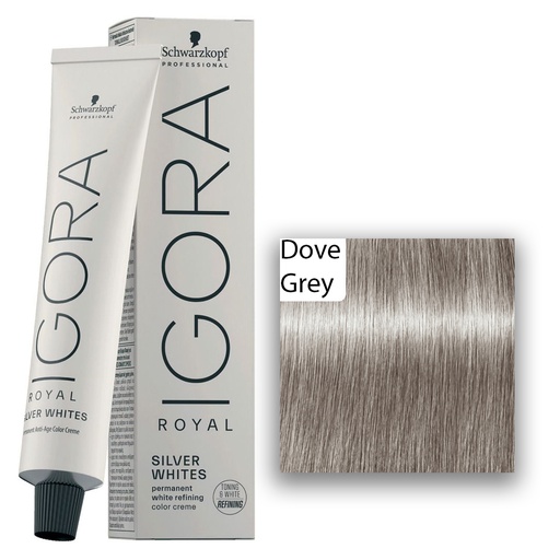 Schwarzkopf Professional IGORA ROYAL Absolutes Silverwhite Haarfarbe Dove Grey  60ml