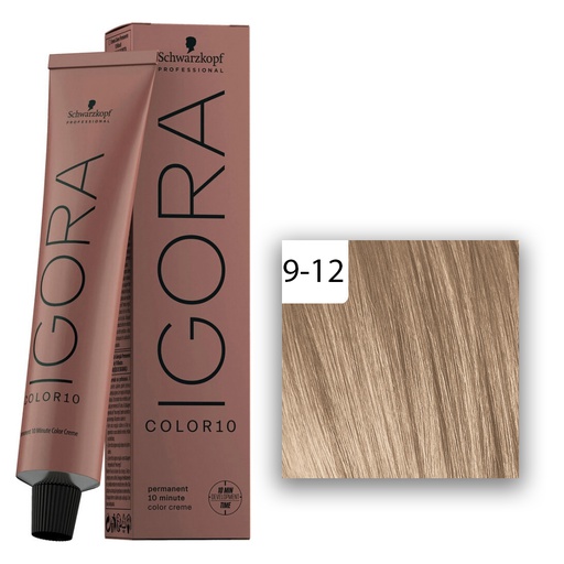 Schwarzkopf Professional Igora Color10 Haarfarbe 60ml 9-12 Extra Hellblond Cendré Asch