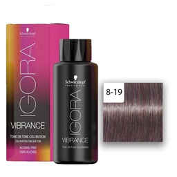 [M.13761.033] Schwarzkopf Professional IGORA Vibrance Haartönung 8-19 Hellblond Cendré Violett  60ml