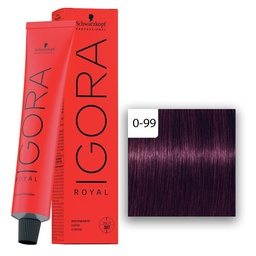 [M.13770.017] Schwarzkopf Professional IGORA ROYAL Haarfarbe 0-99 Violett Konzentrat  60ml