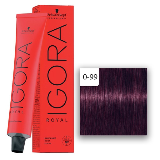 Schwarzkopf Professional IGORA ROYAL Haarfarbe 0-99 Violett Konzentrat  60ml