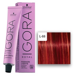 [M.13773.821] Schwarzkopf Professional IGORA ROYAL Fashion Lights Haarfarbe L-88 Rot  60ml