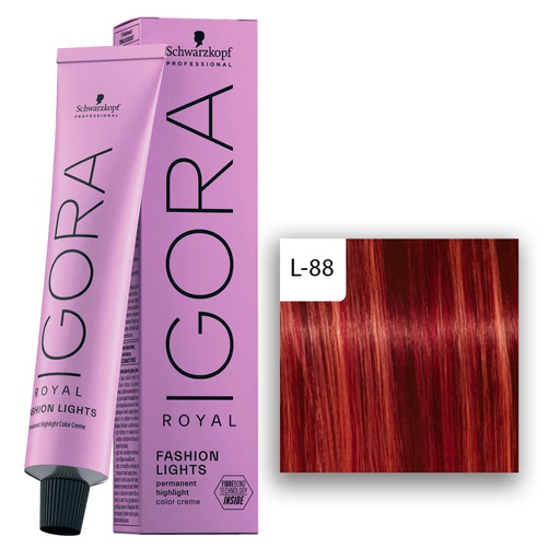 Schwarzkopf Professional IGORA ROYAL Fashion Lights Haarfarbe L-88 Rot  60ml