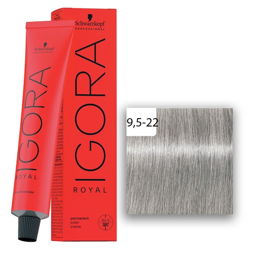 Schwarzkopf Professional IGORA ROYAL Haarfarbe 9,5-22 Zartblau  60ml
