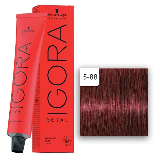 Schwarzkopf Professional IGORA ROYAL Haarfarbe 5-88 Hellbraun Rot Extra  60ml