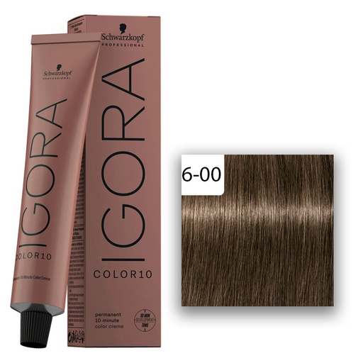 Schwarzkopf Professional Igora Color10 Haarfarbe 6-00 Dunkelblond Natur Extra  60ml