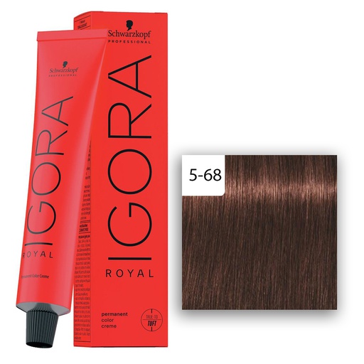 Schwarzkopf Professional IGORA ROYAL Haarfarbe 5-68 Hellbraun Schoko Rot  60ml