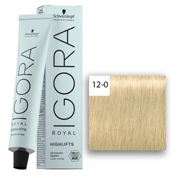 [M.13793.659] Schwarzkopf Professional IGORA ROYAL Highlifts Haarfarbe 12-0 Spezialblond Natur  60ml