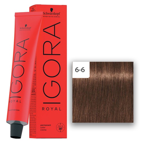 Schwarzkopf Professional IGORA ROYAL Haarfarbe 6-6 Dunkelblond Schoko   60ml