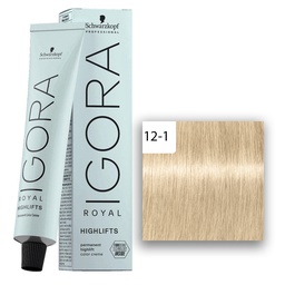 [M.13797.819] Schwarzkopf Professional IGORA ROYAL Highlifts Haarfarbe 12-1 Spezialblond Cendré  60ml
