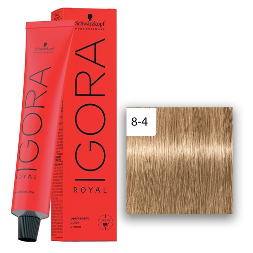 Schwarzkopf Professional IGORA ROYAL Haarfarbe 8-4 Hellblond Beige  60ml