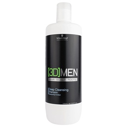 [M.13810.262] Schwarzkopf Professional 3D MEN Deep Cleansing Shampoo  1000ml
