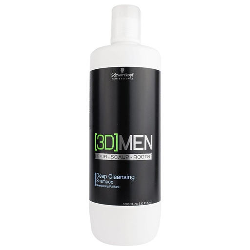 Schwarzkopf Professional 3D MEN Deep Cleansing Shampoo  1000ml