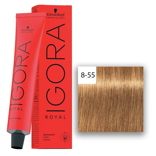 Schwarzkopf Professional IGORA ROYAL Haarfarbe 8-55 Hellblond Gold Extra  60ml