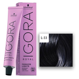 [M.13833.087] Schwarzkopf Professional IGORA ROYAL Fashion Lights Haarfarbe L-33 Matt Extra  60ml