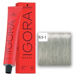 [M.13836.386] Schwarzkopf Professional IGORA ROYAL Haarfarbe 9,5-1 Perlsilber  60ml