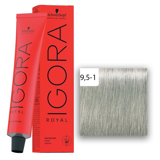 Schwarzkopf Professional IGORA ROYAL Haarfarbe 9,5-1 Perlsilber  60ml