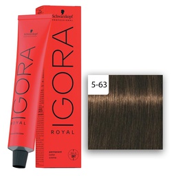 [M.13844.680] Schwarzkopf Professional IGORA ROYAL Haarfarbe 5-63 Hellbraun Schoko Matt  60ml