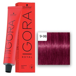 [M.13847.645] Schwarzkopf Professional IGORA ROYAL Haarfarbe 9-98 Extra Hellblond Violett Rot  60ml