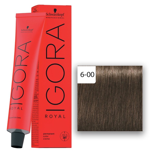 Schwarzkopf Professional IGORA ROYAL Haarfarbe 6-00 Dunkelblond Natur Extra  60ml
